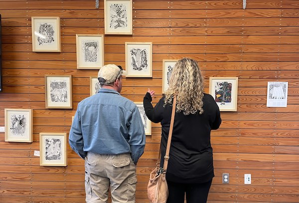 Exhibition shot for Kelli Foret Richard. Exhibition shot for Kelli Foret Richard.