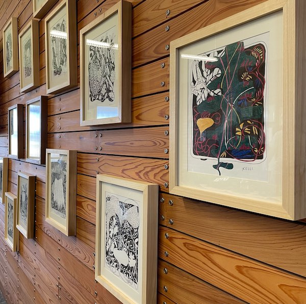 Exhibition shot for Kelli Foret Richard. Exhibition shot for Kelli Foret Richard.