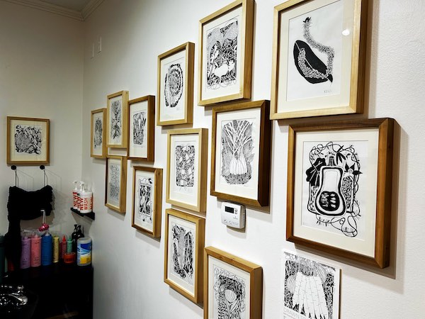 Exhibition shot for Kelli Foret Richard. Exhibition shot for Kelli Foret Richard.